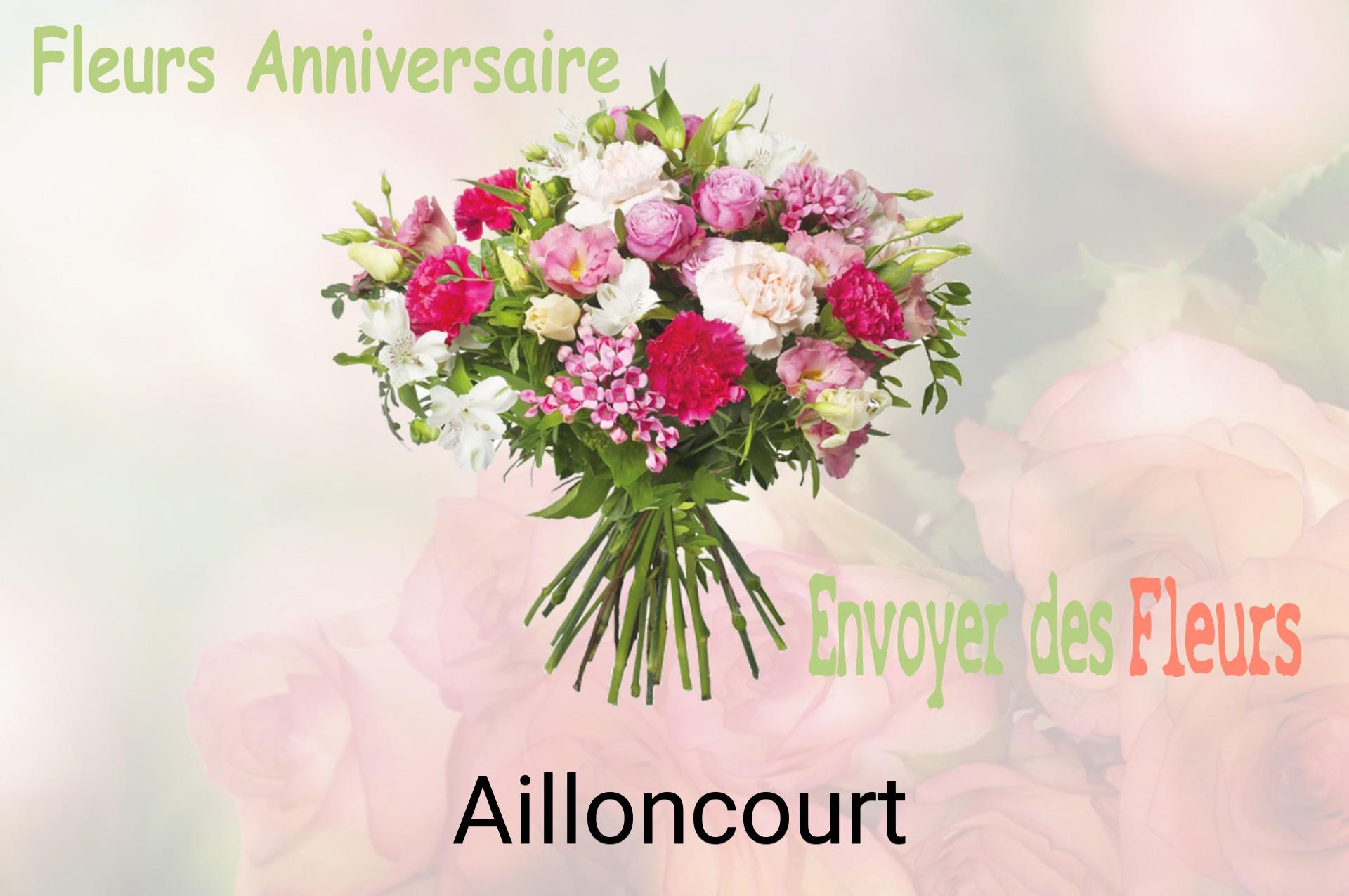 Bouquet de fleurs d’anniversaire livré à Ailloncourt