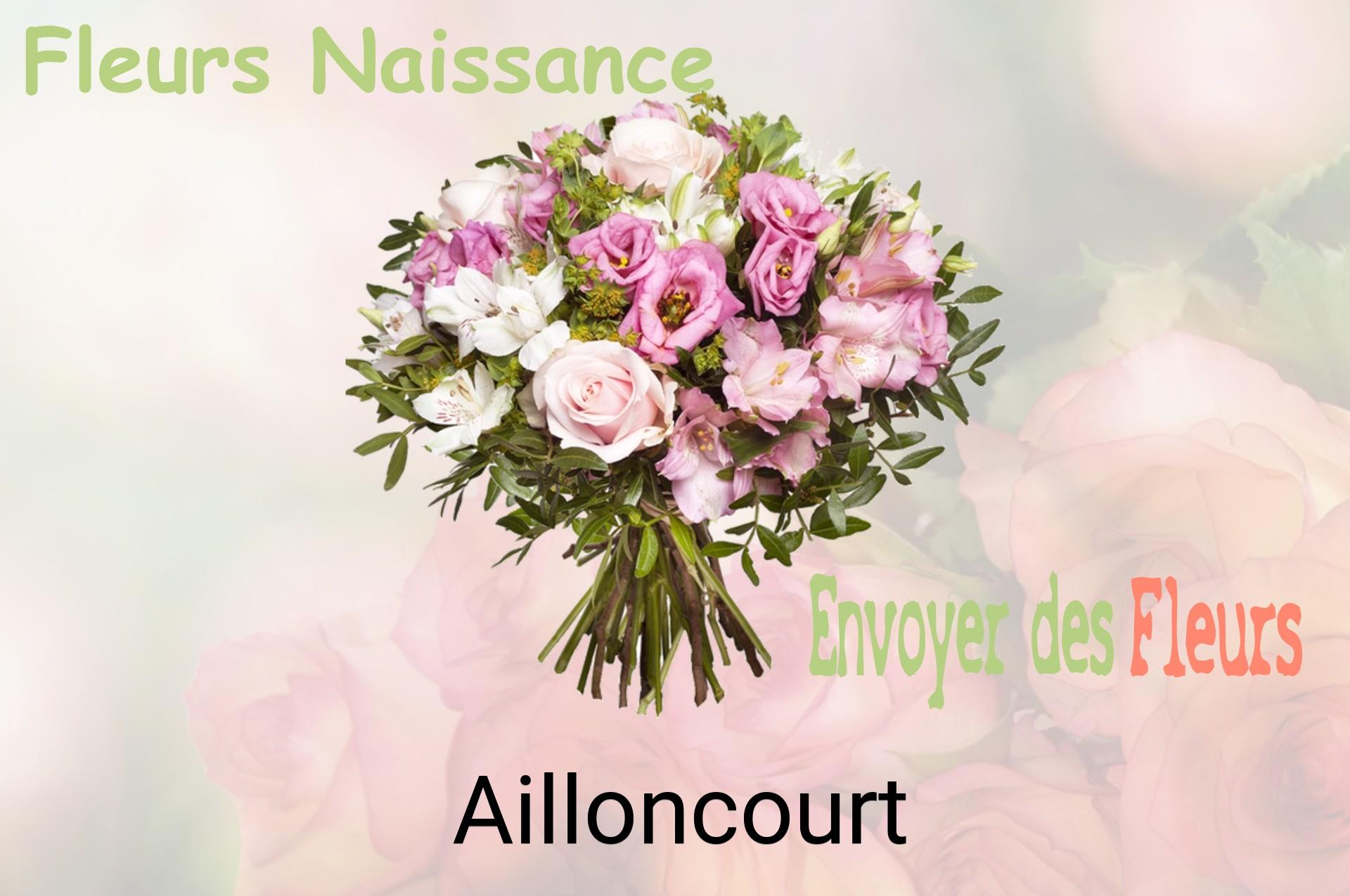 Bouquet de fleurs de naissance livré à Ailloncourt